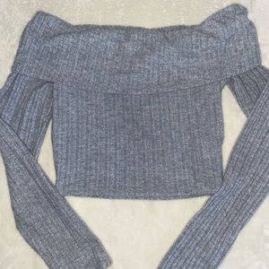 off the shoulder long sleeve